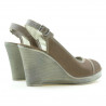 Women sandals 5000 cappuccino velour