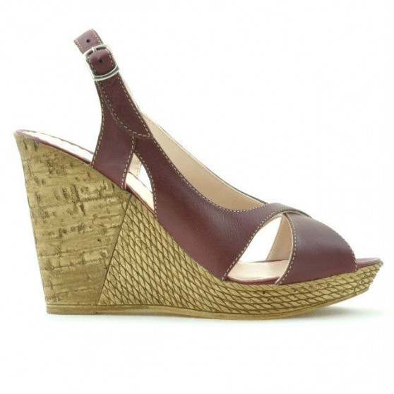 Women sandals 5015 burgundy