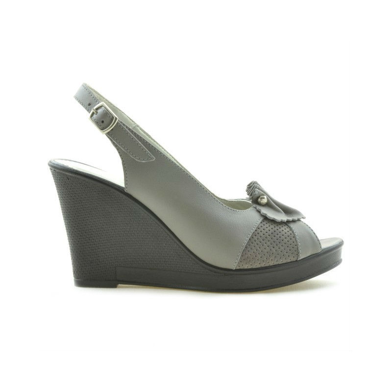 Women sandals 5002 gray deschis
