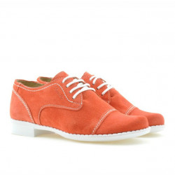 Children shoes 131 red coral velour