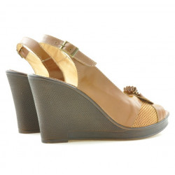 Women sandals 5002 brown cerat