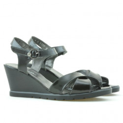 Women sandals 5007 patent black