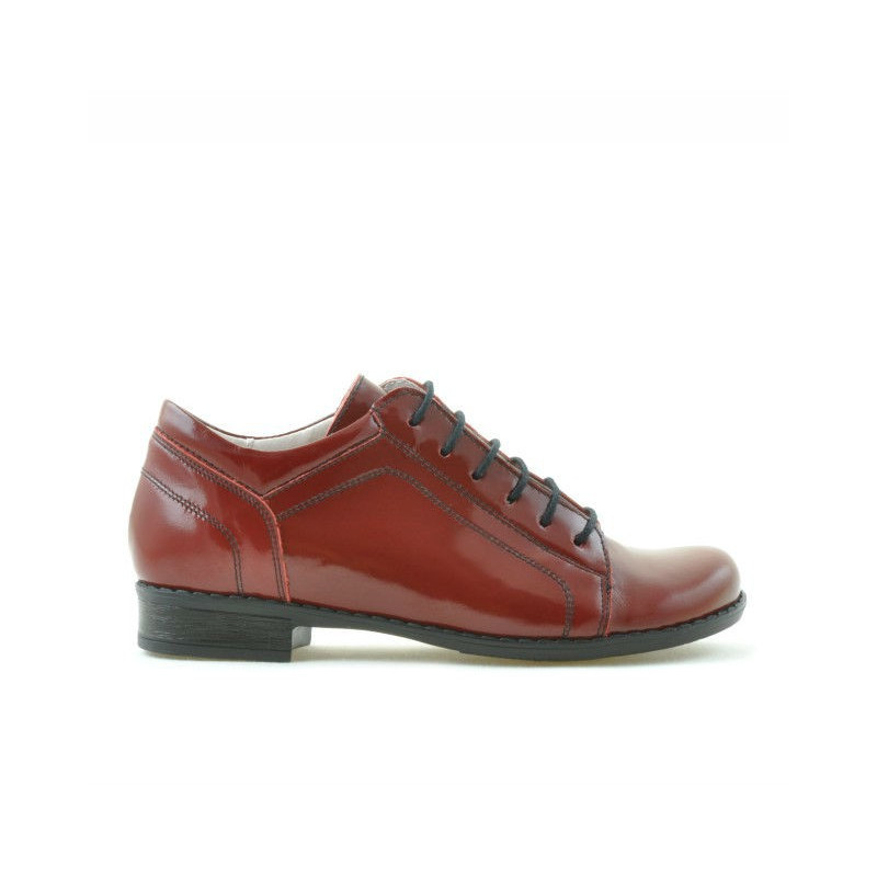 Children shoes 122 patent bordo 