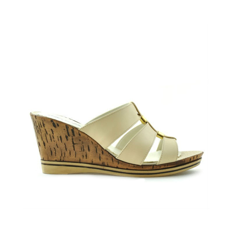 Women sandals 5014 crem