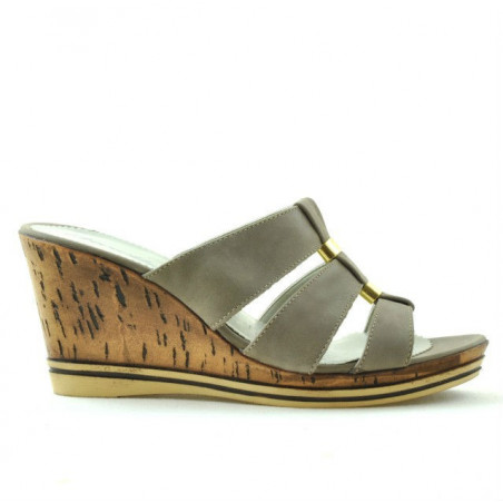 Women sandals 5014 sand satinat