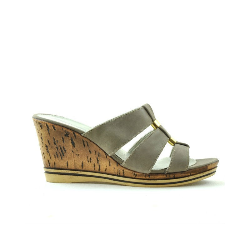 Women sandals 5014 sand satinat