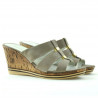 Women sandals 5014 sand satinat
