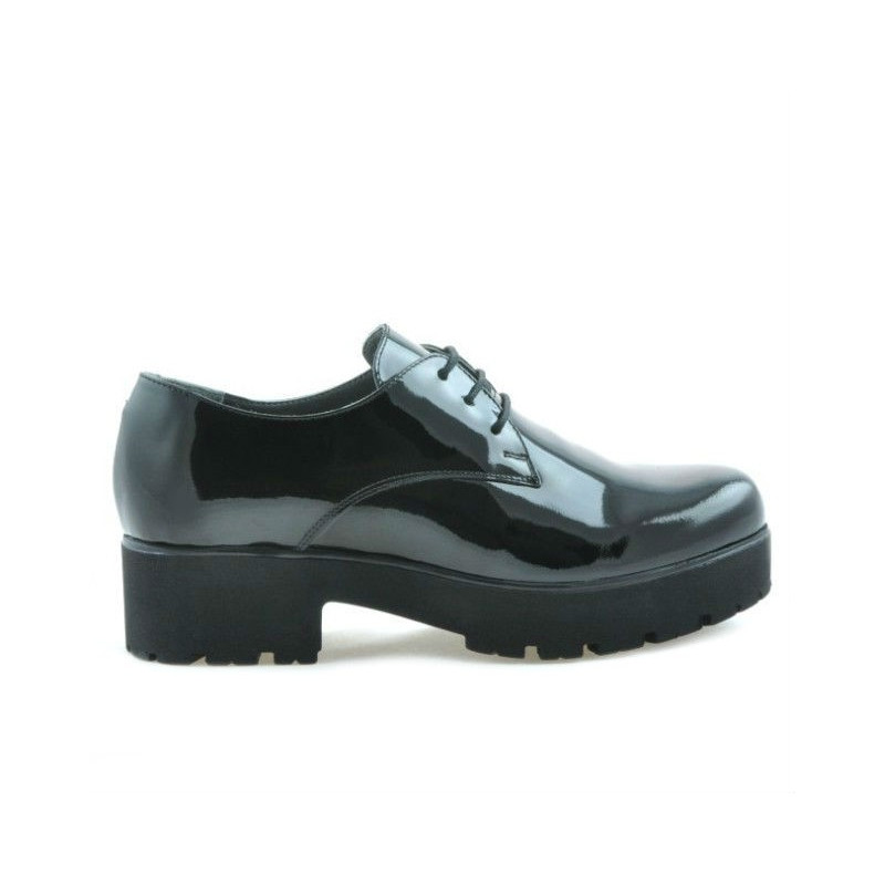 Women casual shoes 660 patent black