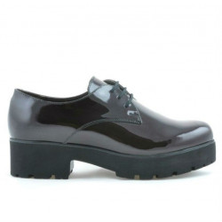 Women casual shoes 660 patent bordo