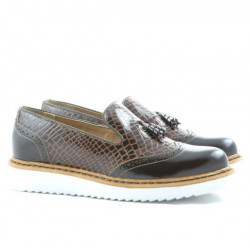 Women casual shoes 659 patent cafe combined