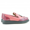 Women casual shoes 659 patent fucsia combined