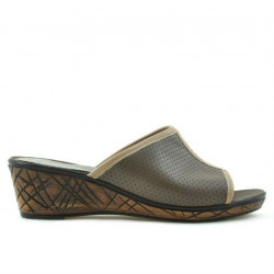 Women sandals 5004p cappuccino perforat