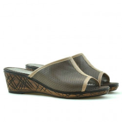 Women sandals 5004p cappuccino perforat