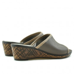Women sandals 5004p cappuccino perforat
