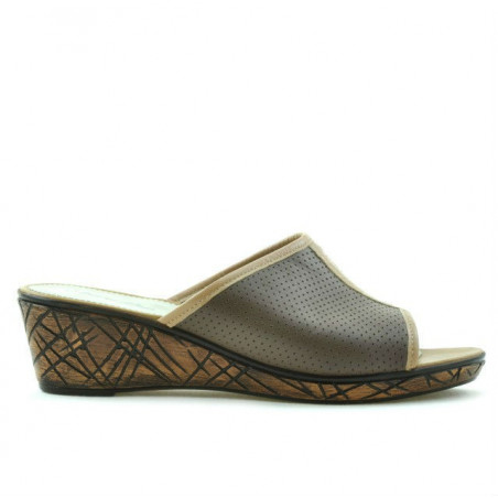 Women sandals 5004m p cappuccino combined perforat