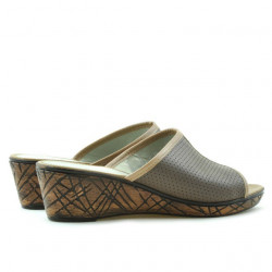 Women sandals 5004m p cappuccino combined perforat