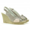 Women sandals 5002 sand+pink