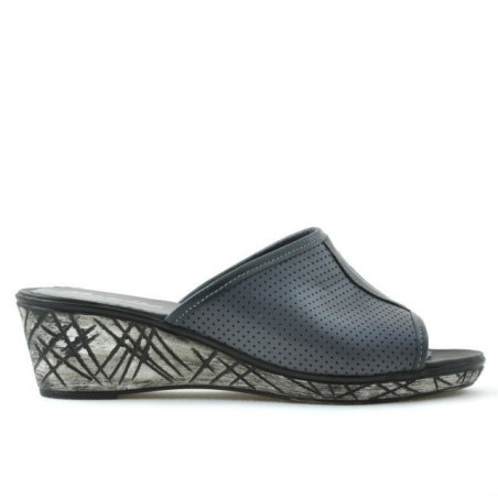 Women sandals 5004p gray perforat