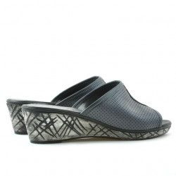 Women sandals 5004p gray perforat