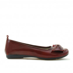 Children shoes 141 patent bordo