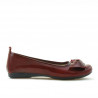 Children shoes 141 patent bordo