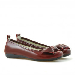 Children shoes 141 patent bordo
