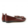 Children shoes 141 patent bordo
