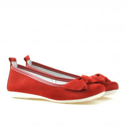 Children shoes 141 red velour