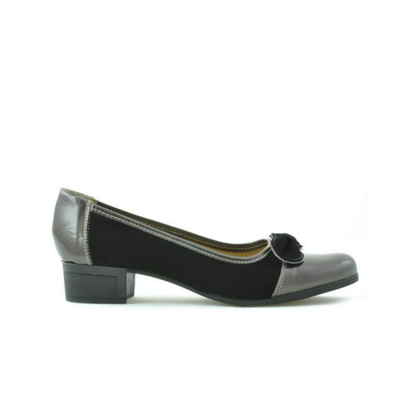 Women stylish, elegant, casual shoes 650 patent aramiu combined