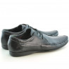Men stylish, elegant, casual shoes 862 black