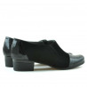 Women casual shoes 651 patent black combined