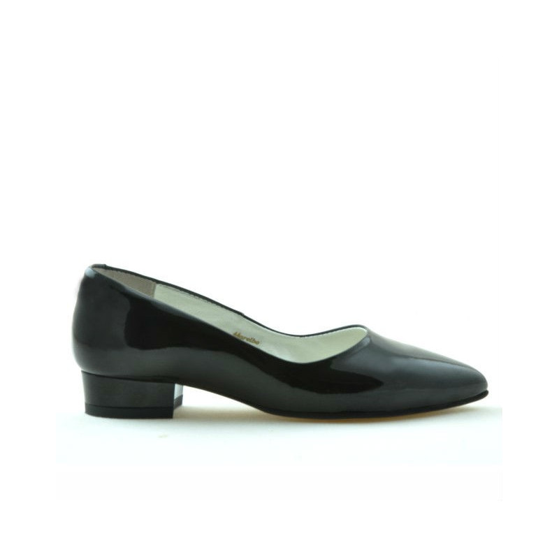 Women casual shoes 1248 patent black
