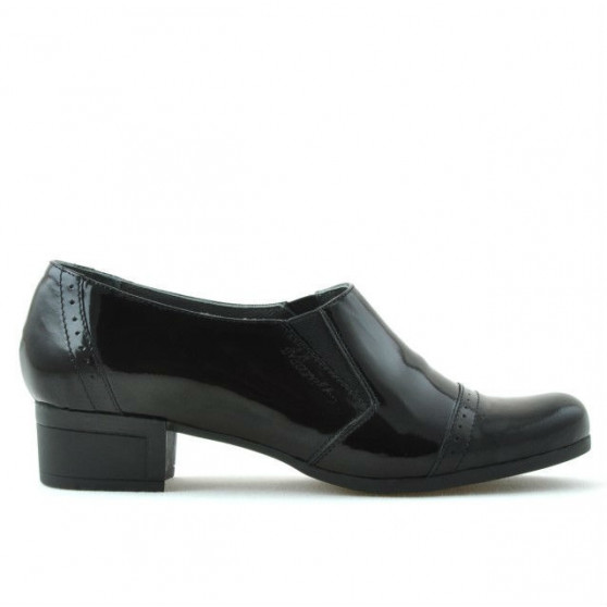 Women casual shoes 651 patent black 