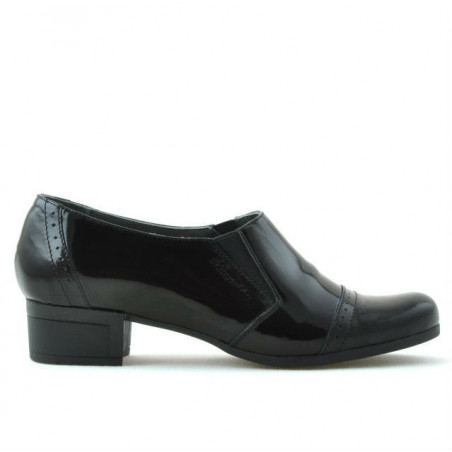 Women casual shoes 651 patent black 
