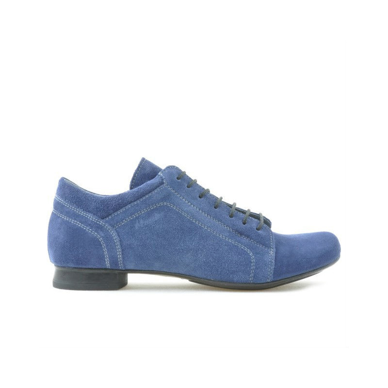 Women casual shoes 645 indigo velour