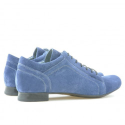 Women casual shoes 645 indigo velour