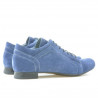 Women casual shoes 645 indigo velour