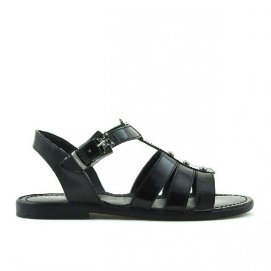 Children sandals 530 patent black