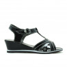 Children sandals 533 patent black combined