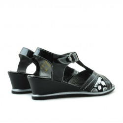 Children sandals 533 patent black combined