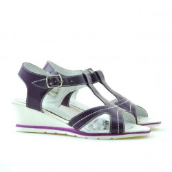 Children sandals 533 patent purple combined