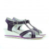 Children sandals 533 patent purple combined