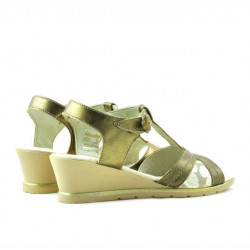Children sandals 533 golden combined