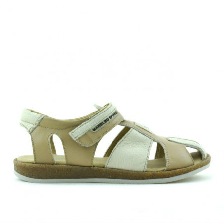 Children sandals 324 brown+beige