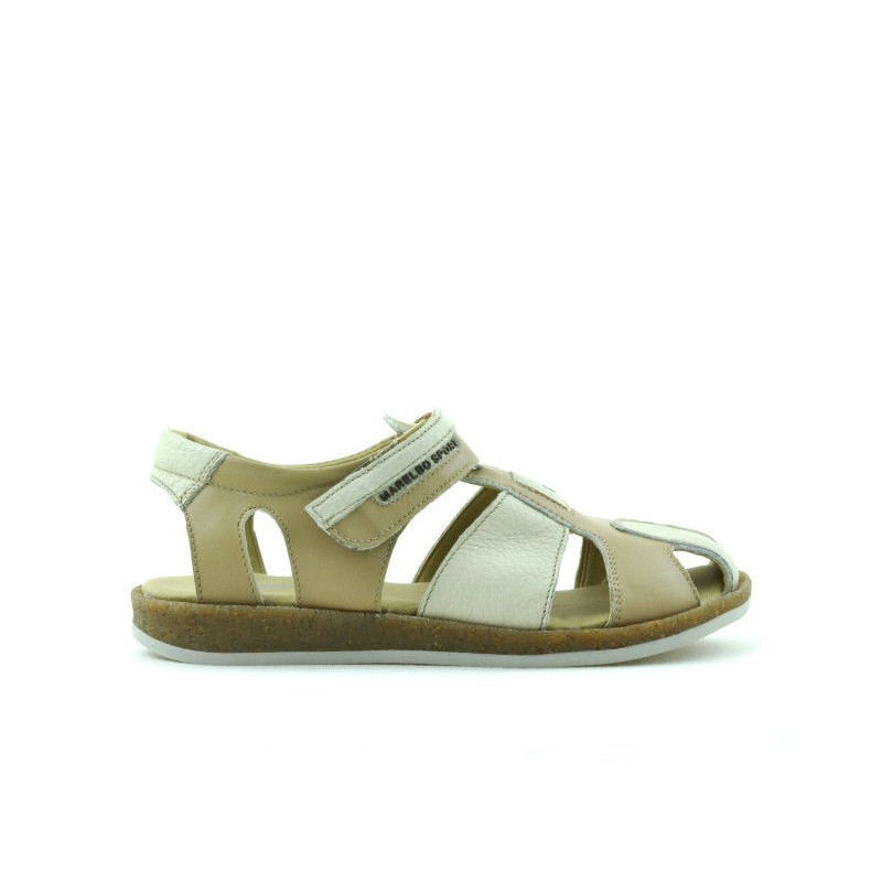 Children sandals 324 brown+beige