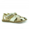 Children sandals 324 brown+beige