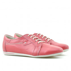 Women casual, sport shoes 646 coral+beige