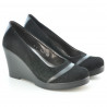 Women casual shoes 647 black velour