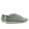 Women casual, sport shoes 646 sand+white