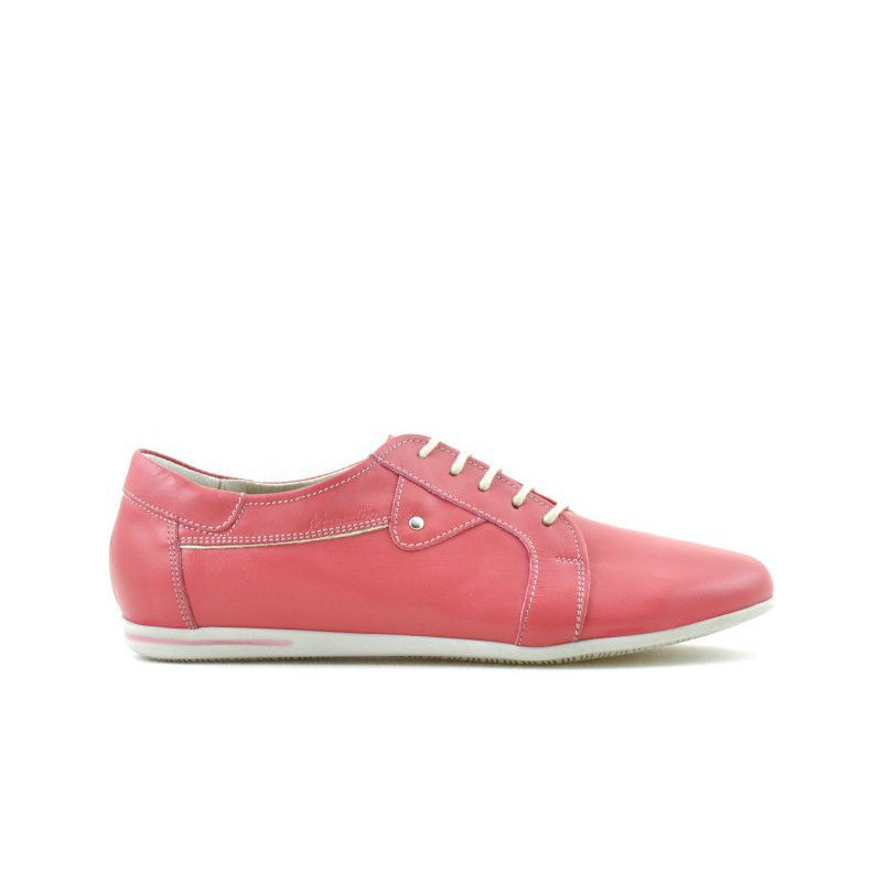 Women casual, sport shoes 646 coral+beige